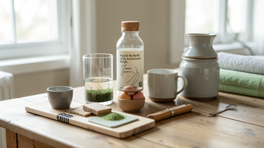 Editorial image illustrating Beyond the Bottle: Using Environmental Design to Hack Your Thirst
